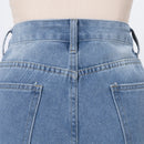 Vaqueros irregulares con diamantes