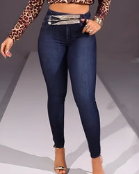 Jeans Glam Con Pedrería