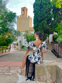 Vestido Bogotá Flecos - Atelier Invitada S.L