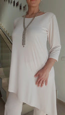 Blusa Asimétrica de punto