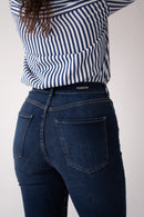 Jeans Tiro Alto Estilo Mom