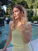 Conjunto de falda midi de punto Ana