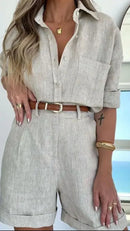 Lorena  Conjunto Lino + Cinturón