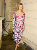 Vestido Gia Estampado De Rosas