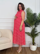 Vestido midi de gasa  | Louvre