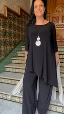 Blusa Asimétrica de punto