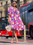 Vestido Flores Hiedra