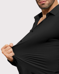 camisa de vestir elástica