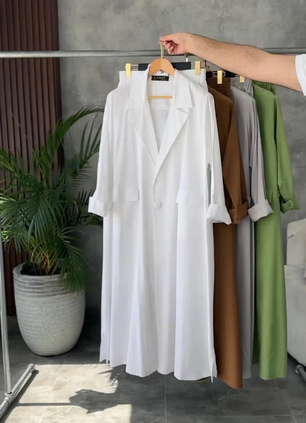 Conjunto Dalia – Camisa Larga y Pantalón