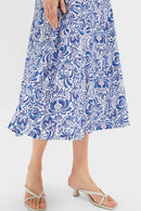 Vestido Estampado Floral De Espalda Abierta