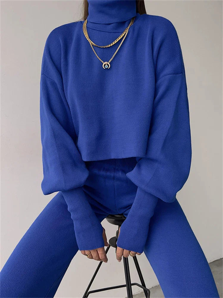 Conjunto de Top Alto y Pantalón