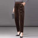 Pantalones con forro de terciopelo