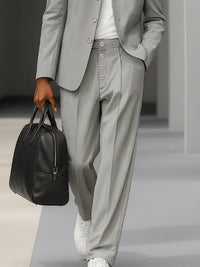 Elegante conjunto de blazer y pantalón