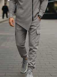 Conjunto de Chaqueta Asimétrica