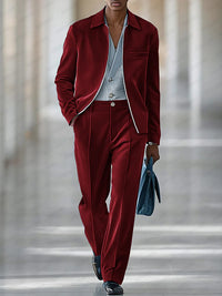 Conjunto Elegante de terciopelo