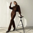 Conjunto de Top Alto y Pantalón