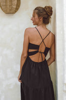 Vestido midi JOIE  lino y algodón