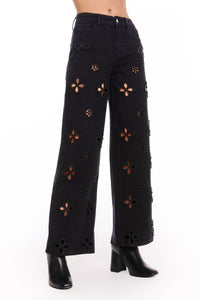 Vaqueros de tiro alto Kaia