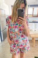 Pink Peach Floral: izzy