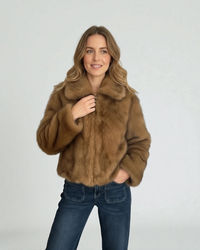 Chaqueta pelo sintético Naty