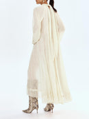 Vestido Largo Texturizado Naim