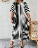 Vestido largo boho con estampado vintage