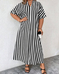 Vestido largo boho con estampado vintage