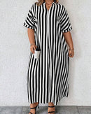 Vestido largo boho con estampado vintage