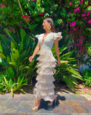 Vestido Victoria de Flecos