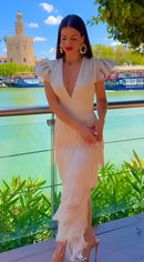 Vestido Victoria de Flecos