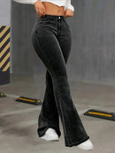 Jeans Rectos de Cintura Alta