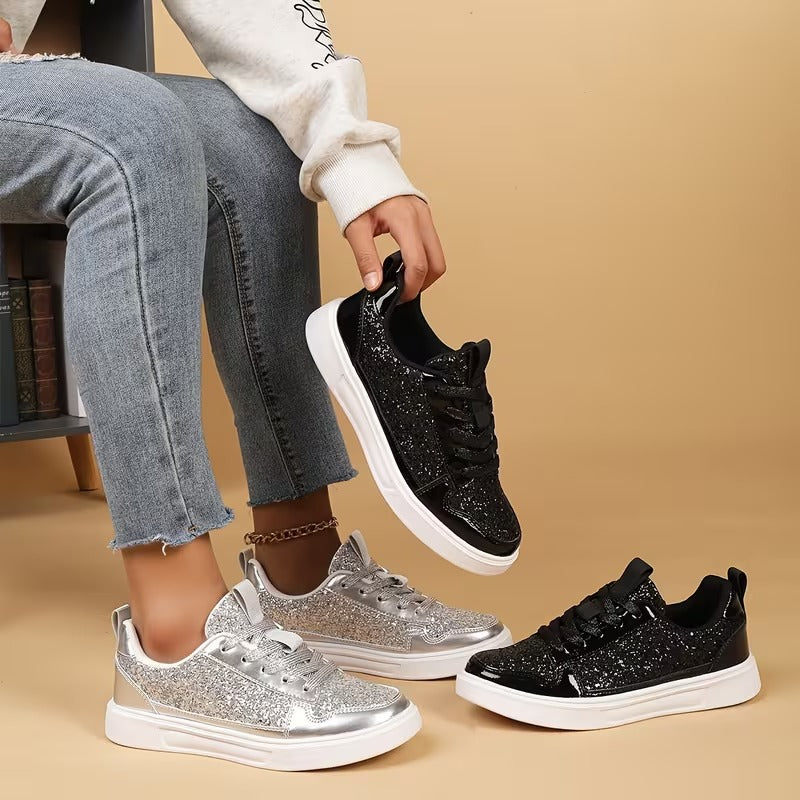 Zapatos Casuales de Otoño con Lentejuelas