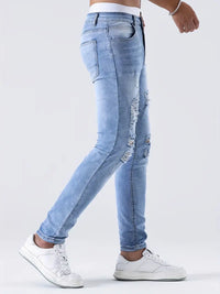 Jeans  Estilo Rasgados de Hombre