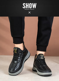 Zapatillas deportivas, de piel auténtica