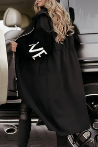 Chaqueta de punto con capucha