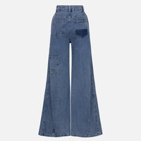 Vaqueros acampanados de cintura alta