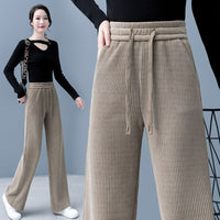 Pantalones Casuales Acanalados