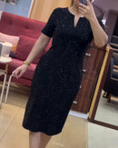 Vestido Recto Brillante Lina