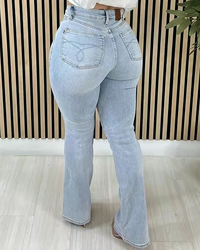 Jeans Tamara de Tiro Alto