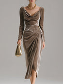 Vestido Midi Terciopelo Penelope