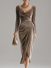 Vestido Midi Terciopelo Penelope