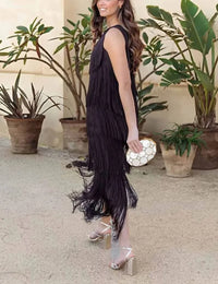 Vestido de Flecos Fiona