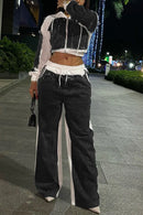 Conjunto Casual de Mezclilla y Brillos