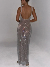 Vestido Largo de Lentejuelas Asia