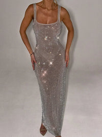 Vestido Largo de Lentejuelas Asia