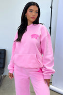 Sudadera con capucha Rosa