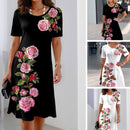 Vestido elegante con estampado floral