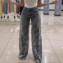 🌸Verano caluroso🔥Vaqueros de cintura alta con encaje