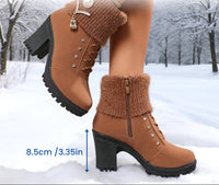 Botas gruesas y cálidas