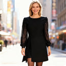 Vestido Midi adornado con lentejuelas